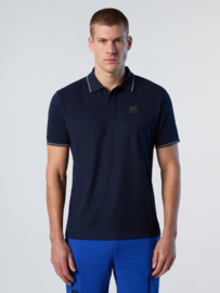 North Sails Polo Short Sleeve Coolmax - Navy Blue