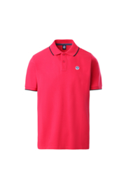 North Sails SS Polo with Graphic - Barberry Red