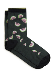 Weird Fish Parade Eco Patterned Socks  3 pack - Ivy