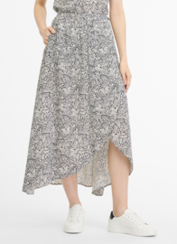 Ragwear Sabinna Print wikkelrok - Ecru