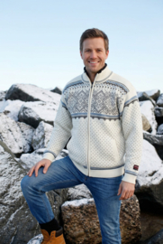 Arctic Circle Noorse Windstopper Vest - 100% wol - Ecru