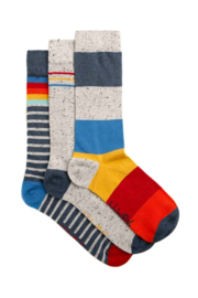 Weird Fsh Wyatt Mens Socks - Grey Marl