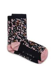 Weird Fish Parade Eco Patterned Socks  3 pack - Dark navy