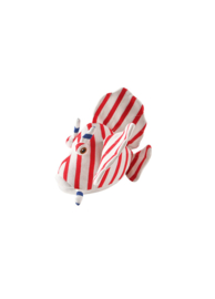 Saint James Koraalduivelvis knuffel Poisson Lion - Neige/Tulipe