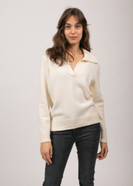 Saint James Epagny Sweater  Wool - Blanc d'hiver AW22