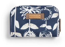 Weird Fish Tom Tom Printed Cotton Purse - Navy Blue SS22