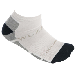 Wuzzos COOLMAX® Ankle Socks - White