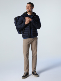 North Sails Skye Hooded pufferjas - Navy Blue AW22
