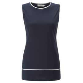 Henri lloyd May Piped Sleeveless Tee Navy