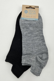 WOOLWEAR of Scandinavia® 2-Pack Footies merino wollen sokken