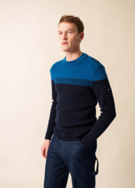 Saint James Bretagne Sailor Jumper - Marine/Lac