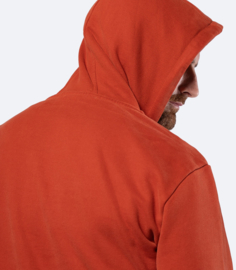 Zhik Mens Carbon Hoodie - Red Earth