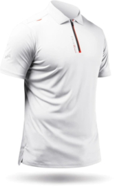 Zhik UVActive Zip Sports S/S Mens Polo - White