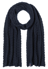 Timezone Knit Scarf - night sky blue