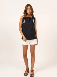 Saint James Canisy top  - navy foncé SS23