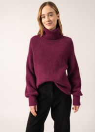 Saint James Albertville Turtleneck Sweater - Prune