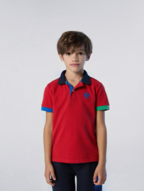 North Sails SS Polo with Graphic - Red