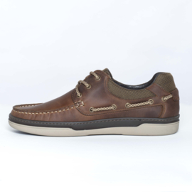 Wuzzos Endeavour Boat Shoe - Dark Brown