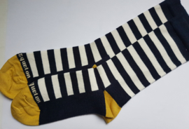 Mousqueton BERLOER sokken - Marine/Ecru/Miel