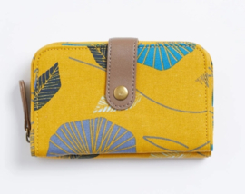 Weird Fish Tom Tom Printed Cotton Purse - English Mustard SS22
