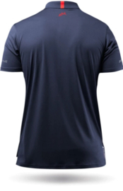 Zhik UVActive Zip Sports S/S Mens Polo - Navy