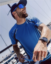 Henri Lloyd Men's Dynamic Dri Fast Tee - Cygnet Blue