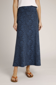 Weird Fish Elder Maxi Skirt - Navy