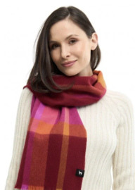 Apu Kuntur Alegro Karo Royal Alpaca Sjaal - rot/orange