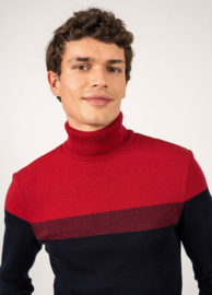 Saint James Bretagne Roulé sailor jumper - marine/persan