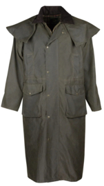 Oxford Blue W70 - Deluxe Wax Outback Cape - DARK OLIVE