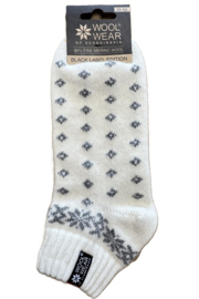 Woolwear Hygge Footies 80% merino - Wit