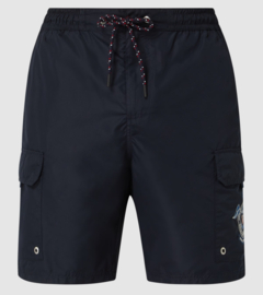 Paul & Shark Zwemshort met klepzakken - Navy