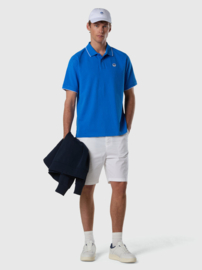 North Sails Polo Short Sleeve Collar w/Striped in Contrast - Palace Blue