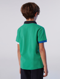 North Sails SS Polo with Graphic - Garden Green