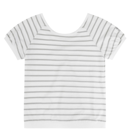 Mousqueton MANON T-Shirt - blanc/aqua