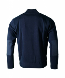 Paul & Shark Knitted Zipped Pullover - Navy