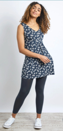 Weird Fish Indus Eco Printed Jersey Tunic - Navy