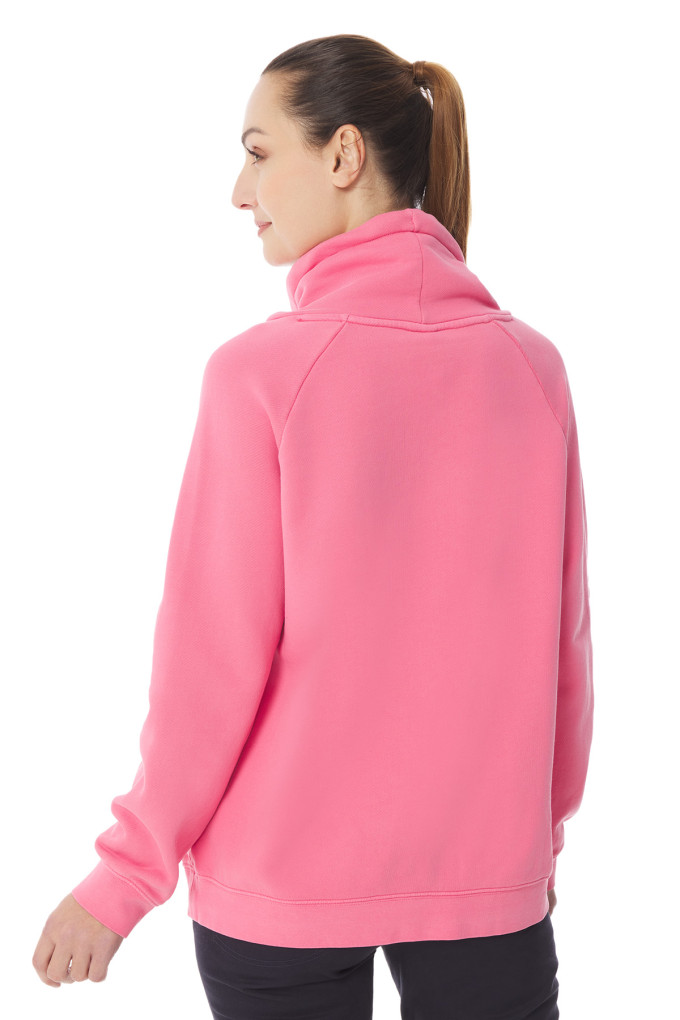 Mousqueton Lara Sweater met grote kraag - Cyclamen
