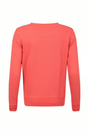Weird Fish Aurora Graphic Crew Neck Sweatshirt - Dark Coral