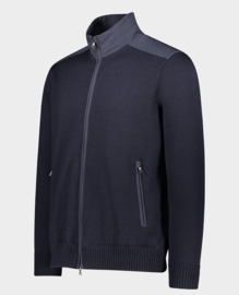 Paul & Shark Typhoon Wool FZ Sweater - Navy