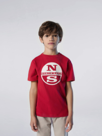 North Sails T-Shirt with Graphic  - Navy Blue