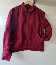 Mousqueton Romaric Print Jacket - sangria rood