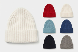 Emerald Tallin Beanie 100% wool - Woolwhite (More Colours Available)