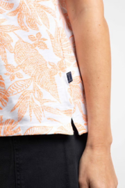 Weird Fish Nonno Printed Jersey Vest - Sorbet