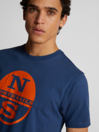 North Sails T-Shirt W/Graphic  - Dark Denim SS22