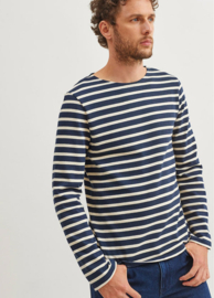 Saint James Meridien Moderne shirt - marine/ecru