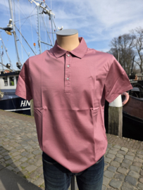 Paul & Shark Embroidered fin Silver Collection Polo - Earth Red