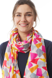 Mousqueton Foulard S Sjaal - Fanion Blanc/Tulipe
