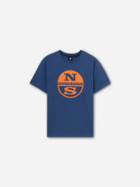 North Sails T-Shirt W/Graphic  - Dark Denim SS22