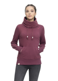 Ragwear ANNIKA Crystal Organic Sweatshirt - Red Wine AW22